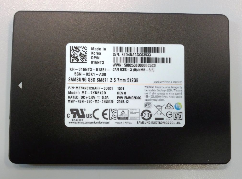 Dell 512GB 2.5 inch SSD 7mm - Tekserve, Inc.