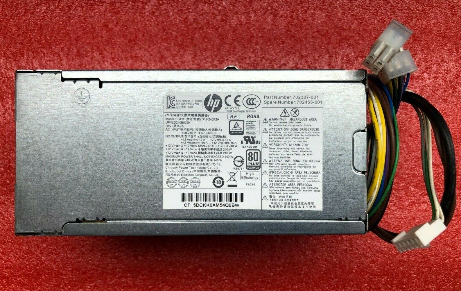 HP ProDesk 240W Power Supply Tekserve, Inc.