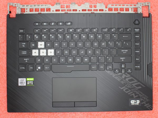 Asus ROG Strix G15 G512LW US Palmrest with Backlit Keyboard and Touchpad