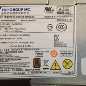 Lenovo 210W Power Supply