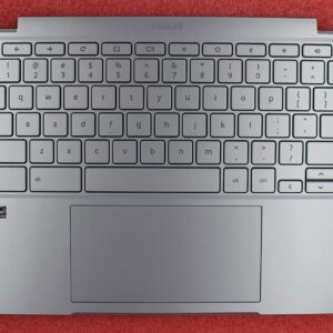 Asus Chromebook Flip C433TA Palmrest with Backlit Keyboard - Silver