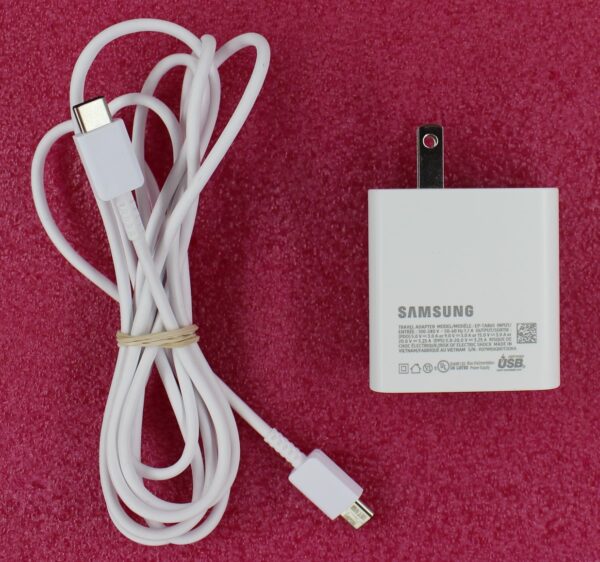 Samsung NP950XDB NP940XFG Galaxy Book3 Pro White 65W 3A AC Adapter