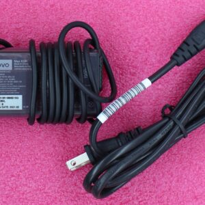 Lenovo ThinkPad 65W 2 Pin AC Adapter (USB Type-C) - Red Clip