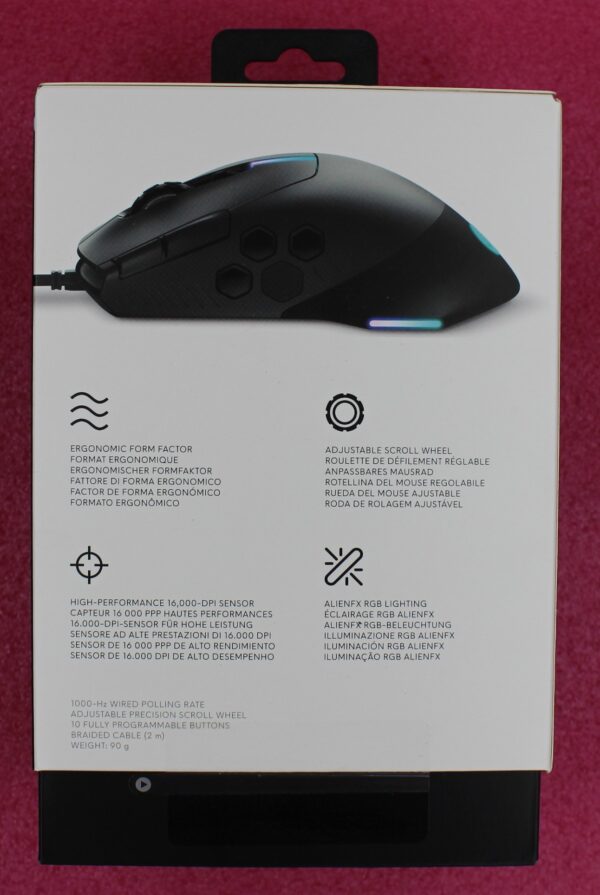 Alienware AW510M 10 Button 16000DPI Gaming Mouse (NEW) - Image 2