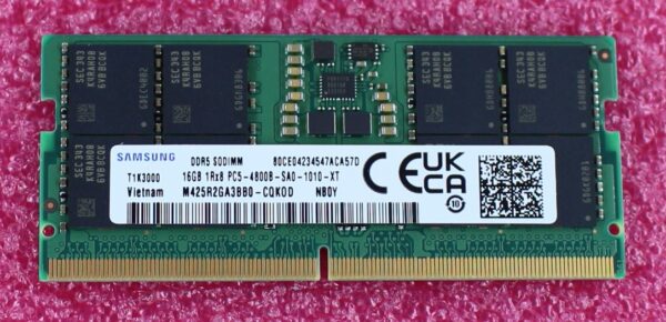 Lenovo ThinkPad 16GB DDR5 - PC5-38400 - DDR5-4800 1Rx8 SODIMM Memory - SAMSUNG - Image 2