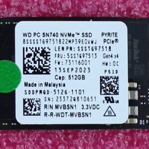 Lenovo IdeaPad 512GB M.2 SSD WD SN740 2242 PCIE G4