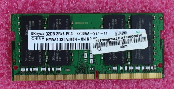 Lenovo 32GB DDR4 - PC4-25600 - DDR4-3200 SODIMM Memory