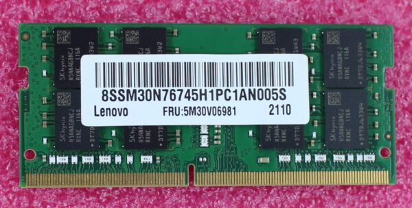 Lenovo 32GB DDR4 - PC4-25600 - DDR4-3200 SODIMM Memory