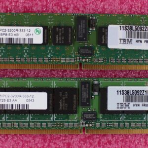 IBM 1GB Kit(2X512MB) PC2-3200R ECC ddr2
