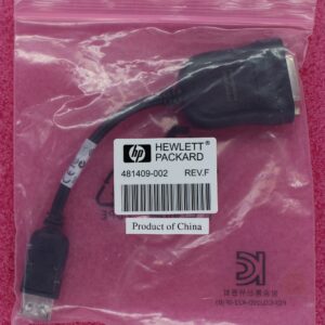 HP Display Port to DVI Monitor AV Video Adapter Cable