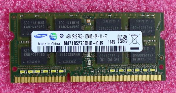 SAMSUNG 4GB 2Rx8 PC3-10600S SODIMM