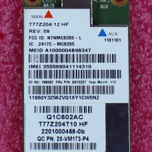 Lenovo Thinkpad Wireless Card