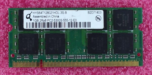 Infineon 1GB 2Rx8 PC2-5300S SODIMM