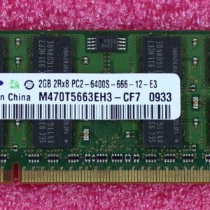 Samsung 2GB 2Rx8 PC2-6400S SODIMM