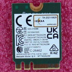 Lenovo ThinkPad Wireless Card - MT7922A22M