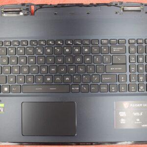 MSI RAIDER GE76 12UE Palmrest With RGB Keyboard