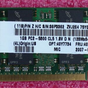 Lenovo 3000 1GB 2Rx8 PC2-5300S DDR2-667 SDRAM