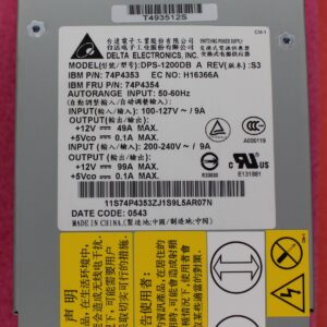 IBM 1200W Pfc Power Supply 8870