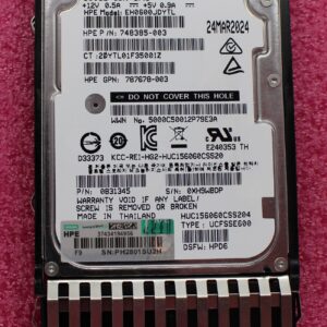 HP MSA 600GB 12G SAS 15K 2.5 SFF Hard Drive
