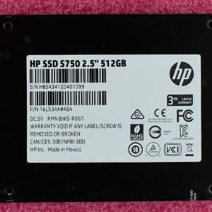 HP 512GB 2.5 inch SSD SATA III 3D