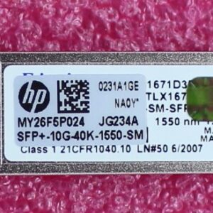 HPE X130 10G SFP+ LC ER 40km Transceiver
