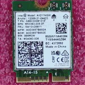 HP Intel WLAN AX211 BT 5.2 M.2 2230 vPro WIFI Card  AX211NGW