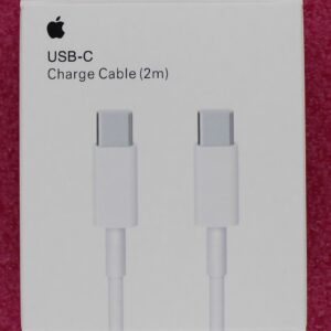Apple 2M USB-C to USB-C Charging Cable (White) - NEW