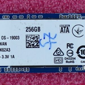 Kingston 256GB M.2 2280 SSD - 2 Slot