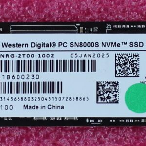 Western Digital 2TB M.2 SSD SED NVMe - 1 Slot