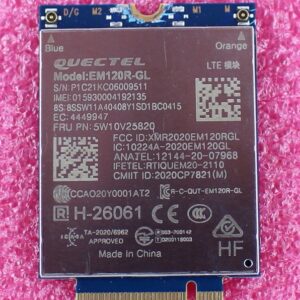 Lenovo ThinkPad Gen 2 Quectel SDX24 EM120R-GL 4G LTE CAT12 PCIE WWAN Module